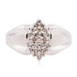 10KT White Gold 0.25 ctw Diamond Ring