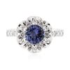 Image 1 : 14KT White Gold 1.07 ctw Tanzanite and Diamond Ring