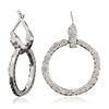 Image 2 : 14KT White Gold 2.00 ctw Diamond Earrings