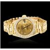 Image 1 : Ladies Rolex 18KT Yellow Gold Diamond DateJust Wristwatch