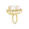 Image 3 : 14KT Yellow Gold GIA Certified 37.12 ctw Kunzite and Diamond Ring