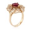 Image 3 : 14KT Rose Gold 3.14 ctw Ruby and Diamond Ring