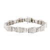 Image 1 : 14KT White Gold 6.46 ctw Diamond Bracelet