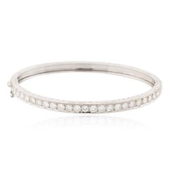 14KT White God 1.31 ctw Diamond Bracelet