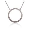 Image 1 : 18KT White Gold 1.35 ctw Diamond Pendant With Chain