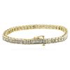 Image 2 : 14KT Yellow Gold 4.65 ctw Diamond Bracelet