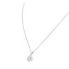 Image 3 : 14KT White Gold 0.96 ctw Diamond Pendant With Chain