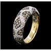 Image 3 : 14KT Yellow Gold 1.00 ctw Diamond Ring
