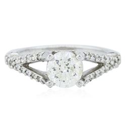 14KT White Gold 1.57 ctw Diamond Ring