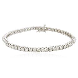 14KT White Gold 4.81 ctw Diamond Bracelet