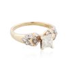 Image 2 : 14KT Yellow Gold 1.27 ctw Diamond Ring