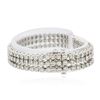 Image 2 : 14KT White Gold 6.54 ctw Diamond Bracelet