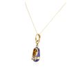 Image 3 : 14KT Yellow Gold Baby Shoe Pendant With Chain