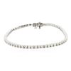 Image 1 : 14KT White Gold 2.37 ctw Diamond Bracelet