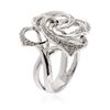 Image 3 : 14KT White Gold 0.35 ctw Diamond Ring