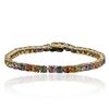 Image 1 : 10KT Yellow Gold 15.62 ctw Multi Gemstone Bracelet