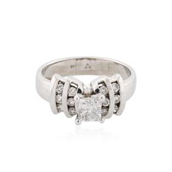 14KT White Gold 1.05 ctw Diamond Ring