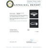 Image 4 : 14KT White Gold 0.87 ctw Princess Cut Diamond Solitaire Ring