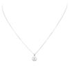 Image 1 : 14KT White Gold 1.02 ctw Diamond Pendant With Chain