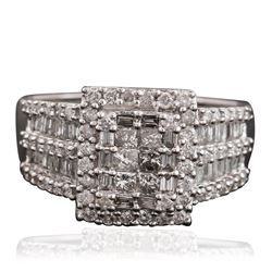 14KT White Gold 1.44 ctw Diamond Ring