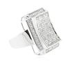 Image 2 : 14KT White Gold 1.81 ctw Diamond Ring