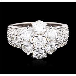 14KT White Gold 2.42 ctw Diamond Ring