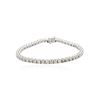 Image 1 : 14KT White Gold 5.76 ctw Diamond Bracelet