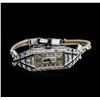 Image 5 : Ladies Vintage Platinum 1.02 ctw Diamond Wristwatch