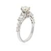 Image 3 : 18KT White Gold 1.73 ctw Diamond Ring