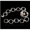 Image 2 : 14KT White Gold 1.00 ctw Diamond Bracelet