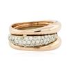 Image 1 : 14KT Two-Tone Gold 0.55 ctw Diamond Ring