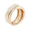 Image 3 : 14KT Two-Tone Gold 0.55 ctw Diamond Ring