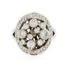 Image 1 : 14KT White Gold 0.81 ctw Diamond Ring