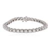 Image 1 : 14KT White Gold 7.23 ctw Diamond Tennis  Bracelet