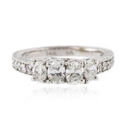 14KT White Gold 1.27 ctw Diamond Ring