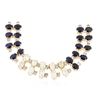 Image 2 : 14KT Yellow Gold 78.00 ctw Sapphire and Diamond Necklace