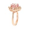 Image 3 : 14KT Rose Gold 2.51 ctw Tourmaline and Diamond Ring