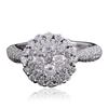 Image 1 : 14KT White Gold 1.59 ctw Brilliant Cut Diamond Ring