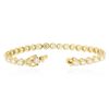 Image 3 : 14KT Yellow Gold 10.04 ctw Diamond Tennis Bracelet