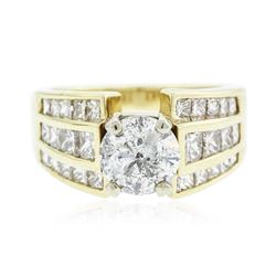 14KT Yellow Gold 3.38 ctw Diamond Ring