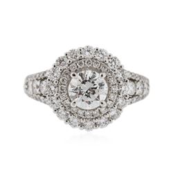 18KT White Gold 2.41 ctw Diamond Ring