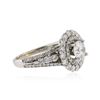 Image 2 : 18KT White Gold 2.41 ctw Diamond Ring