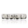 Image 1 : Platinum 0.70 ctw Diamond Ring