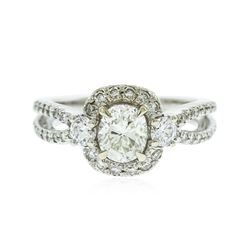 18KT White Gold EGL Certified 1.71 ctw Diamond Ring