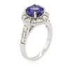 Image 3 : 14KT White Gold 2.25 ctw Tanzanite and Diamond Ring