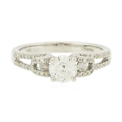 14KT White Gold 1.02 ctw Diamond Ring