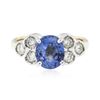 Image 1 : 14KT Yellow Gold 2.85 ctw Sapphire and Diamond Ring