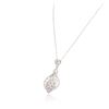 Image 3 : 14KT White Gold 1.12 ctw Diamond Necklace