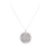 Image 1 : 14KT White Gold 1.40 ctw Diamond Pendant With Chain