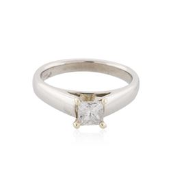 Platinum 0.70 ctw Diamond Ring